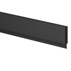 Artiteq InfoRail black (incl. end caps and mounting materials)