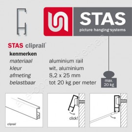 STAS rail schroef