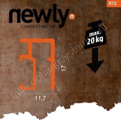 Newly set R10 rail 12 meters + perlon wire with Twister