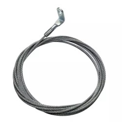 GeckoTeq Steel wire 1.5mm with a 90° eye - screw hole size 5.2mm 200cm