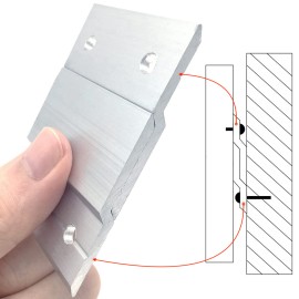 GeckoTeq Cleat Z Bar Ophang Clip 5cm - per set van 2