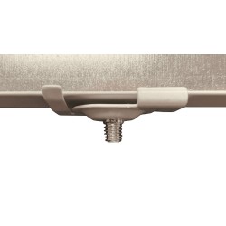 GeckoTeq metalen klem in wit voor systeemplafonds