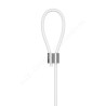 GeckoTeq Steel 1,5mm Wire with Loop in white