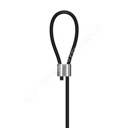 GeckoTeq Steel Picture Wire 1,5mm in white or black - per 10 meter