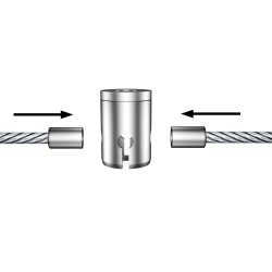 GeckoTeq Screw system ceiling Anchor for 4 wires - 15kg