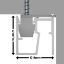 Newly R40 – de wand rail voor aan het plafond