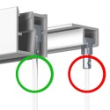 Newly R40 Rail eindkap wit – per stuk