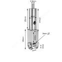 GeckoTeq Zelfremmende klem voor panelen van 5 tot 25mm - 15kg