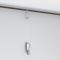 GeckoTeq Suspended ceiling hanger with wire and hook