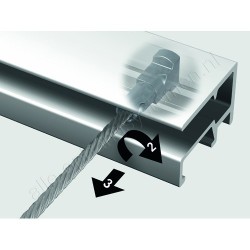 Newly staaldraad 1.8mm met twister