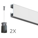 Ophangset 2 meter PRO - Artiteq kwaliteitsrail