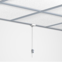Artiteq System Ceiling clamp with 2 mt wire and mini hook - 4kg