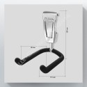 GeckoTeq Gereedschap Ophangsysteem -  TuinVork/Schop Haak GSH6