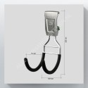 GeckoTeq Gereedschap Ophangsysteem - Compacte Haak GSH9