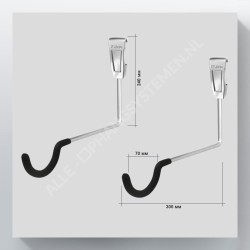 GeckoTeq Bicycle Suspension System Set for 1 Bike & 2 Helmets - GSH118