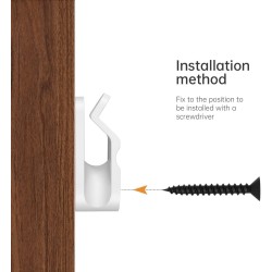 GeckoTeq Kunststof Draad haakjes voor slingers en feestverlichting