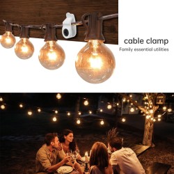 GeckoTeq Kunststof Draad haakjes voor slingers en feestverlichting