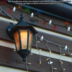 GeckoTeq Kunststof Draad haakjes voor slingers en feestverlichting