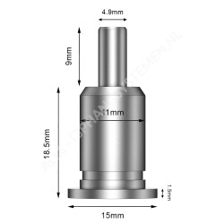 Geckoteq self-locking 1.5mm cable suspension grippers – 20kg