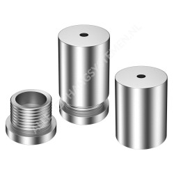 GeckoTeq Screw system ceiling Anchor for 1 wire - 25kg