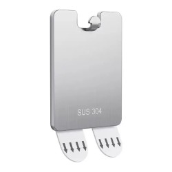 Self-adhesive stainless steel wall hook SUS 304 – strong stainless steel hanging hook without drilling