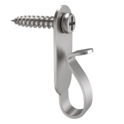 GeckoTeq 10x RVS Draad haakjes voor slingers en feestverlichting