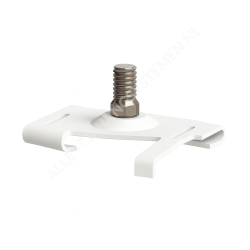 GeckoTeq metal clamp in white for suspended ceilings - 8kg