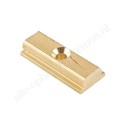 STAS Rail Connector Messing - Langwerpig