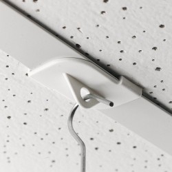 AOS Plafondklem met Oog wit - 22-51mm