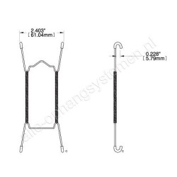 Reisaco bordenhanger