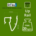 Artiteq Up Rail Plafond Clip