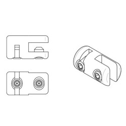 Clamp for Display-It Solo Set single - 3-6mm