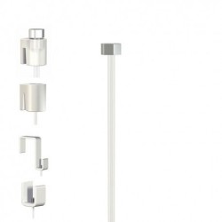 GeckoTeq Perlon Cord with Hexglider 'Crystal Clear’ - 2.0 mm Ø