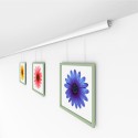 Artiteq Up Rail in wit primer - de wand rail voor aan het plafond