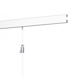 Artiteq Click Rail wit 150cm - overschilderbaar