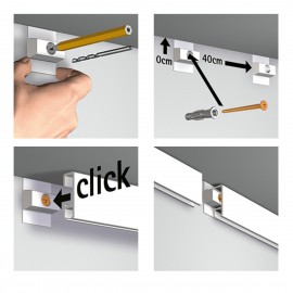 Click Rail Budget Pakket - 3 meter