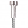 STAS 2mm Staal draad met Soft glijder 200 cm - 15kg