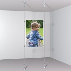 Artiteq 2,0mm Suspension Steel Wire (Set) incl. screws & plugs