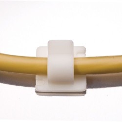 GeckoTeq Self-Adhesive Saddlehook – Nylon white