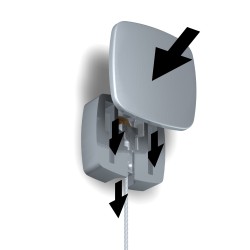 Artiteq Uniq Hanger + 1,0mm Steel Wire + Micro Hook