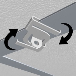 Geckoteq Ceiling clip white metal - 7kg