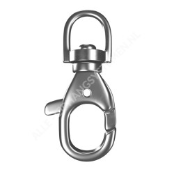 Closed Snap Hook with safety and turning function