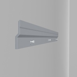 GeckoTeq Z Bar Cleat Systeem Hanging Rail - per set of 2