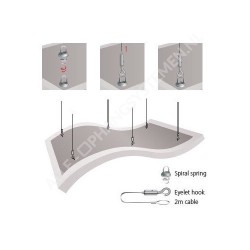 GeckoTeq Spiral corkscrew spring anchor - 5kg