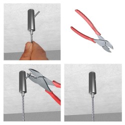 GeckoTeq Hinging Self-locking Panel Anchor - 16/24kg