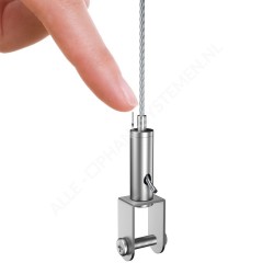 GeckoTeq Self-locking Ceiling Cam Cable System 10mm - 20kg