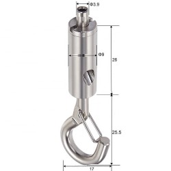 GeckoTeq LED & Acoustics Panel Hanging Kit 22 - Steel 15kg