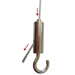 GeckoTeq LED & Acoustics Panel Hanging Kit 22 - Steel 15kg