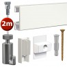 Artiteq Click Rail Set in wit 200cm - 20kg