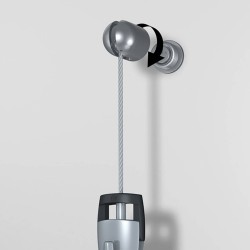 Newly H200 Solo Hanger + H100 Hook + 200 cm Steel wire (Set) - 20kg